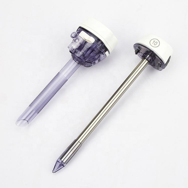 腹部手术一次性光学套管针一次性使用 5mm 10mm 12mm 无刀片腹腔镜手术器械